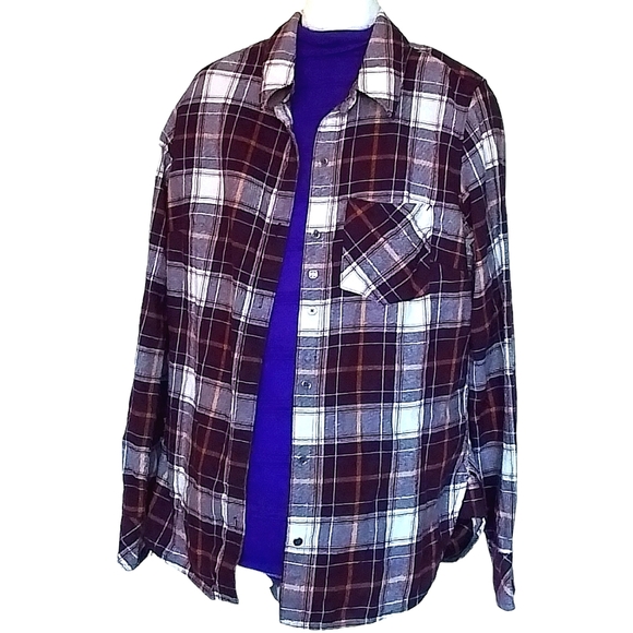 🎊3 FOR $10 LEE RIDERS WOMENS SMALL PLAID BUTTON DOWN SHIRT - Picture 2 of 3